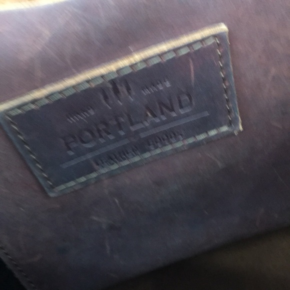 Portland Leather Goods  Dark Brown Leather Tote Bag - Picture 12 of 16